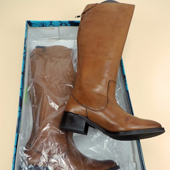Seychelles Event Leather Riding Boots Brown 6 NIB - Picture 8 of 8